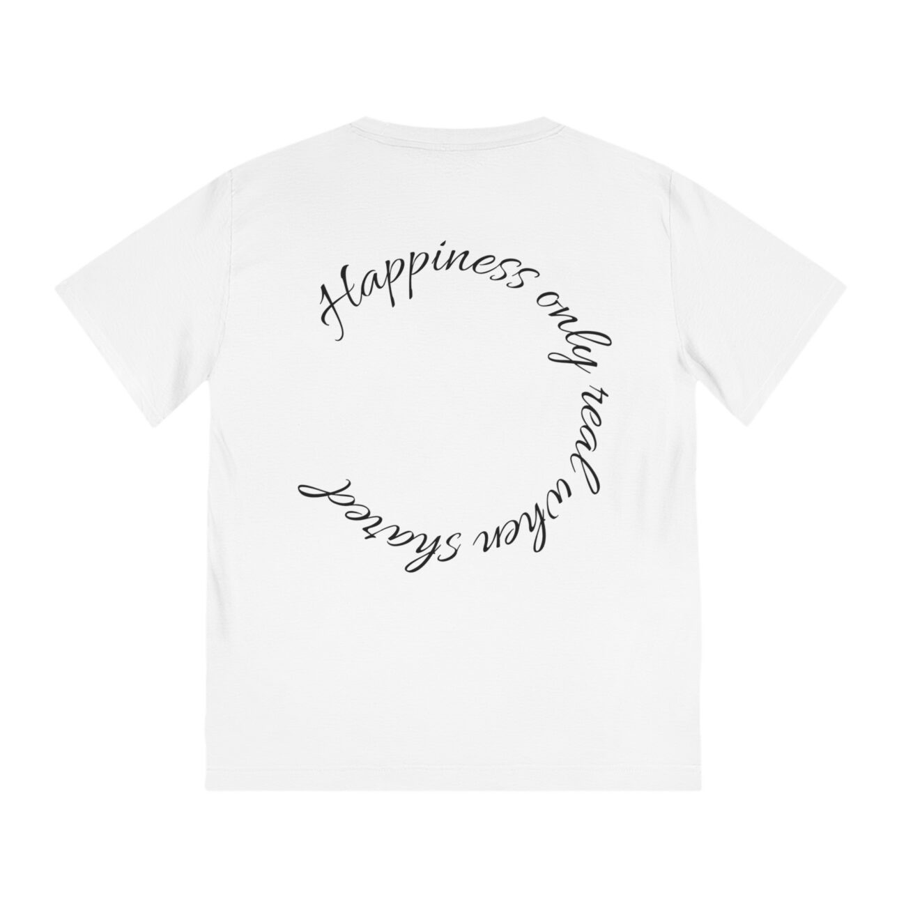 Unisex Rocker T-Särk - Happiness Only Real When Shared - Casual Vibe - Image 2
