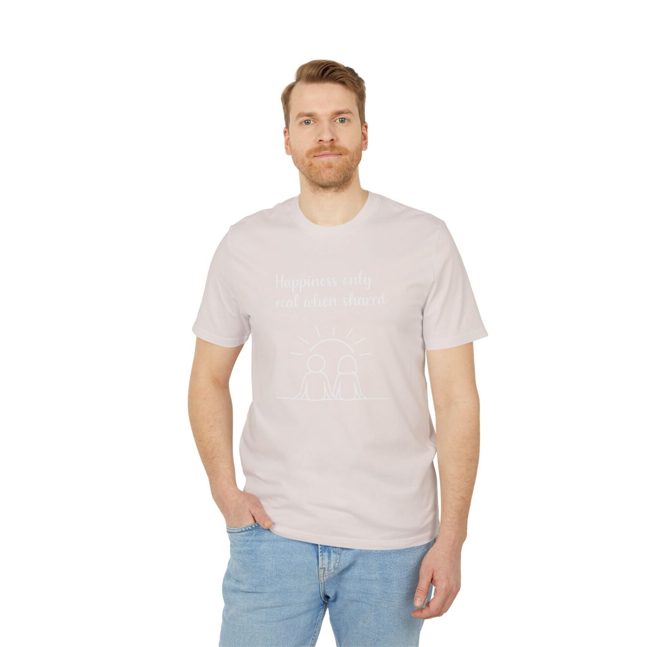 Unisex Happiness Shared T-särk, ökopuuvill - Image 13