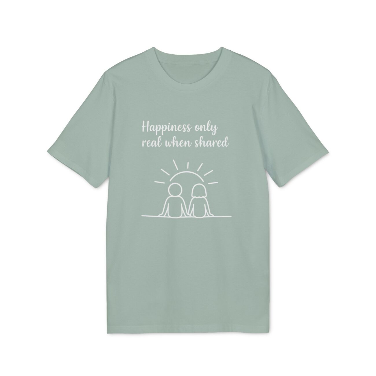 Unisex Happiness Shared T-särk, ökopuuvill - Image 14