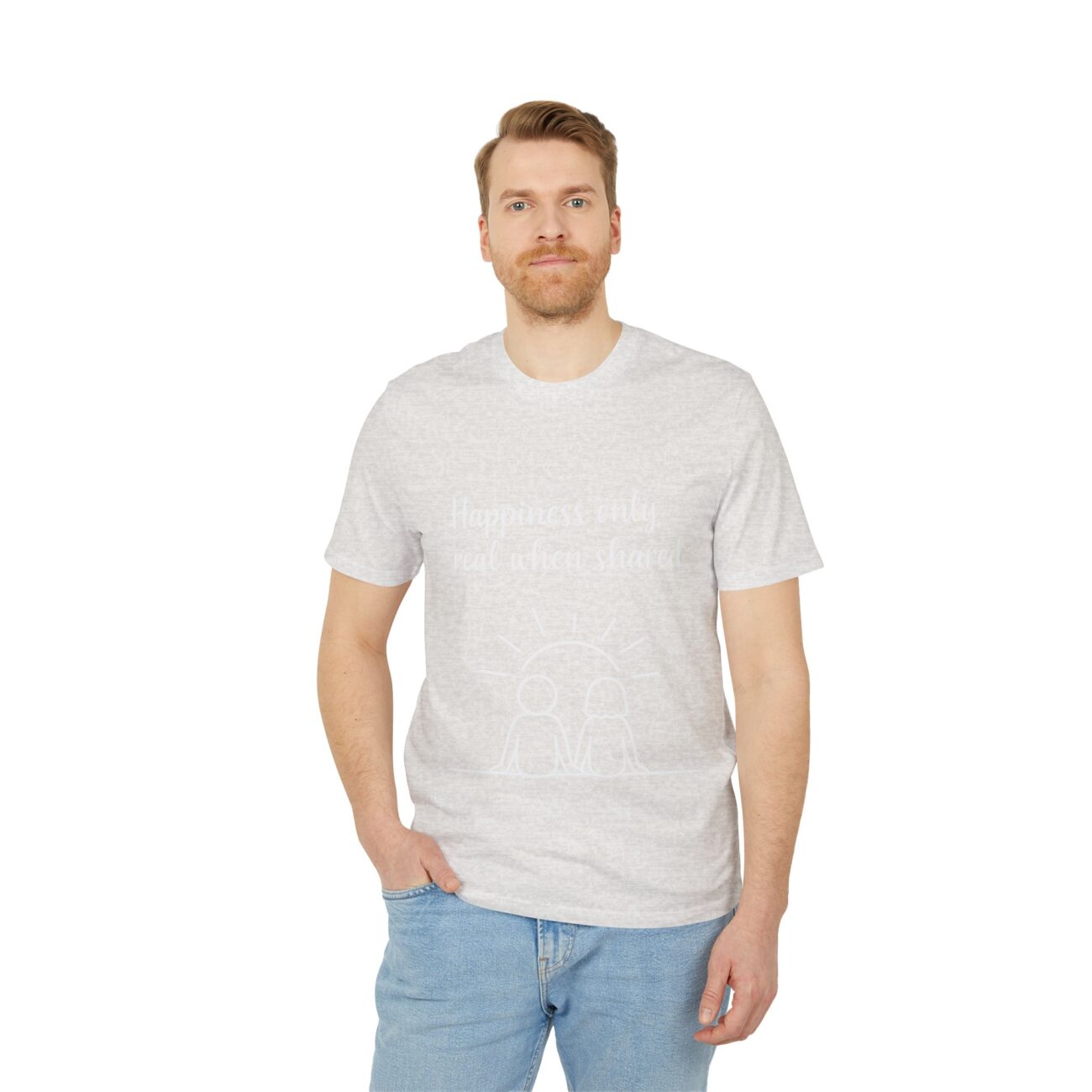 Unisex Happiness Shared T-särk, ökopuuvill - Image 9